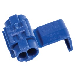 50 pcs - 560B 3M, Scotchlock 560B Tap Splice Connector, Blue, Insulated, Tin 18 - 16 AWG