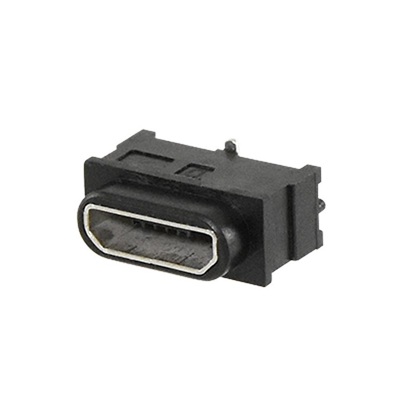 1 pcs - CUI Devices Horizontal, SMT Type Micro B Type 2 IP67 USB Connector