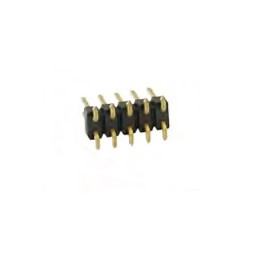 100 pcs - 10129383-906002ALF Amphenol Communications Solutions EconoStik Series Vertical Surface Mount Pin Header, 6 Contact(s),