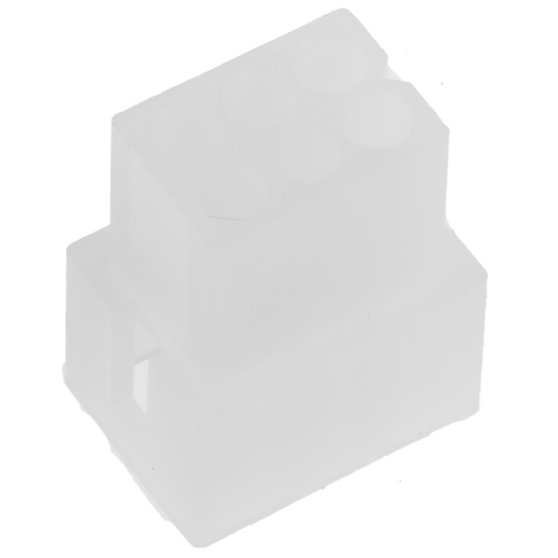 50 pcs - 58960 Molex, STANDARD .062' Male Connector Housing, 3.68mm Pitch, 6 Way, 3 Row