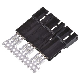 5 pcs - TE Connectivity 3-Way IDC Connector Plug for Cable Mount, 1-Row