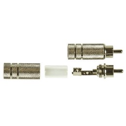 20 pcs - RS PRO Cable Mount RCA Plug, Nickel