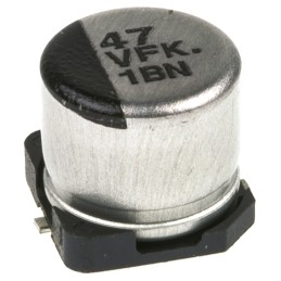 50 pcs - EEEFK1V470AP Panasonic 47μF Aluminium Electrolytic Capacitor 35V dc, Surface Mount - EEEFK1V470AP