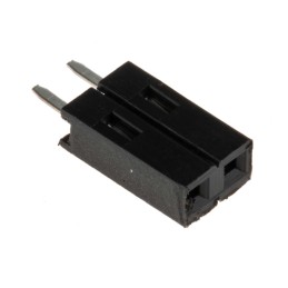 50 pcs - RS PRO Straight Through Hole Mount PCB Socket, 2-Contact, 1-Row, 2.54mm Pitch, Solder Termination