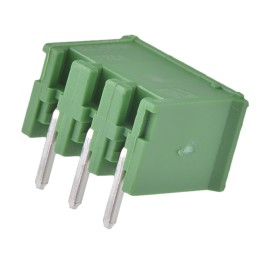 20 pcs - 284512-3 TE Connectivity 3.5mm Pitch 3 Way Right Angle Pluggable Terminal Block, Header, Through Hole, Solder Terminati