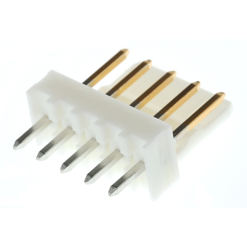 20 pcs - 22-29-2051 Molex KK 254 Series Straight Through Hole Pin Header, 5 Contact(s), 2.54mm Pitch, 1 Row(s), Unshrouded