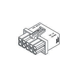 20 pcs - 770582-1 TE Connectivity, Mini-Universal MATE-N-LOK Male Connector Housing, 4.14mm Pitch, 14 Way, 2 Row