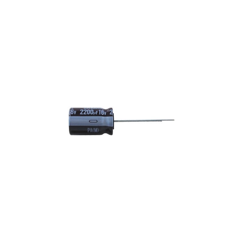 20 pcs - UPA0J222MPD Nichicon 2200μF Electrolytic Capacitor 6.3V dc, Through Hole - UPA0J222MPD