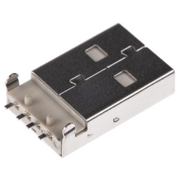 20 pcs - A-USB A-LP-SMT-C ASSMANN WSW Right Angle, SMT, Plug Type A USB Connector