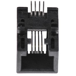 20 pcs - 95501-6649 Molex 95501 Series Female RJ11 Connector, Surface Mount, UTP Shield