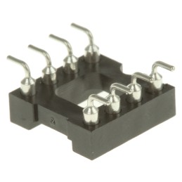 20 pcs - 110-87-308-41-105101 Preci-Dip 2.54mm Pitch Vertical 8 Way, SMT Turned Pin Open Frame IC Dip Socket, 1A
