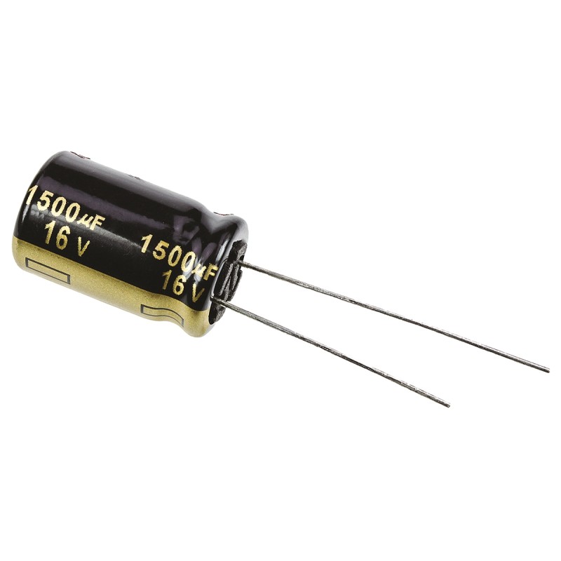 20 pcs - EEUFM1C152 Panasonic 1500μF Aluminium Electrolytic Capacitor 16V dc, Radial, Through Hole - EEUFM1C152