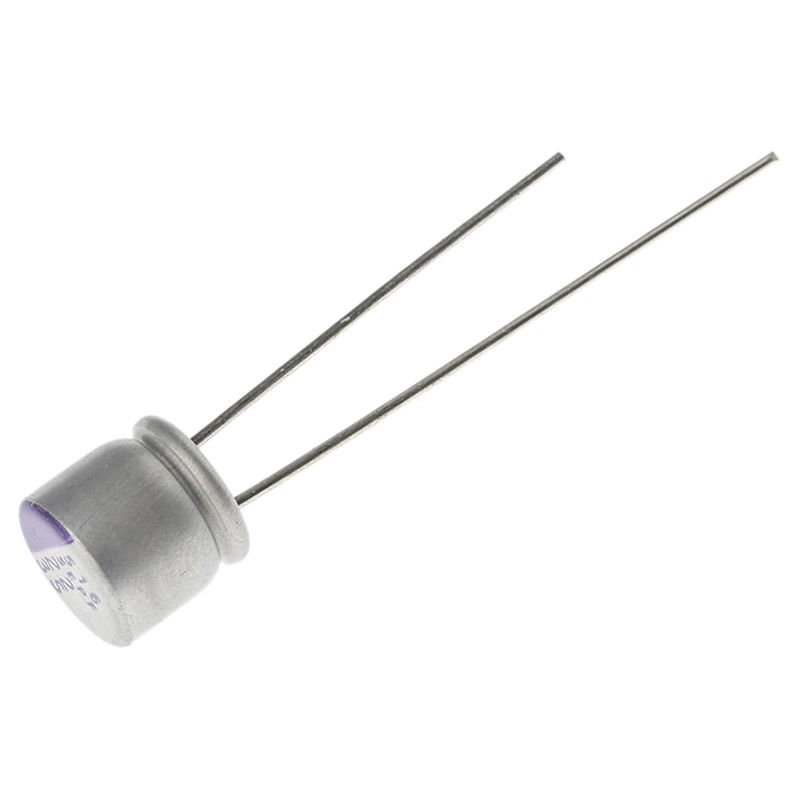 20 pcs - 35SEPF22M Panasonic 22μF Through Hole Polymer Capacitor, 35V dc