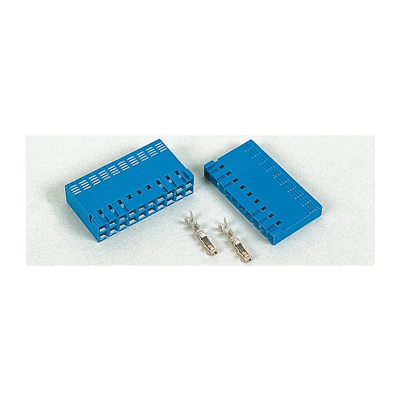 50 pcs - 65239-003LF Amphenol Communications Solutions, DUBOX Female Connector Housing, 2.54mm Pitch, 6 Way, 2 Row