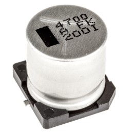10 pcs - EEVFK1A472M Panasonic 4700μF Aluminium Electrolytic Capacitor 10V dc, Surface Mount - EEVFK1A472M