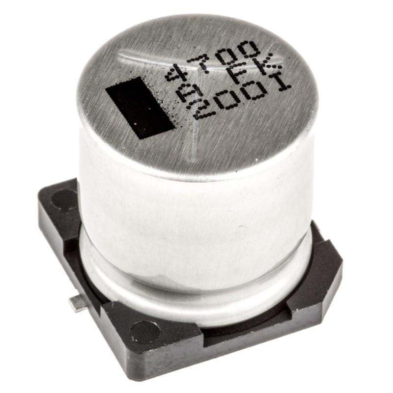 10 pcs - EEVFK1A472M Panasonic 4700μF Aluminium Electrolytic Capacitor 10V dc, Surface Mount - EEVFK1A472M