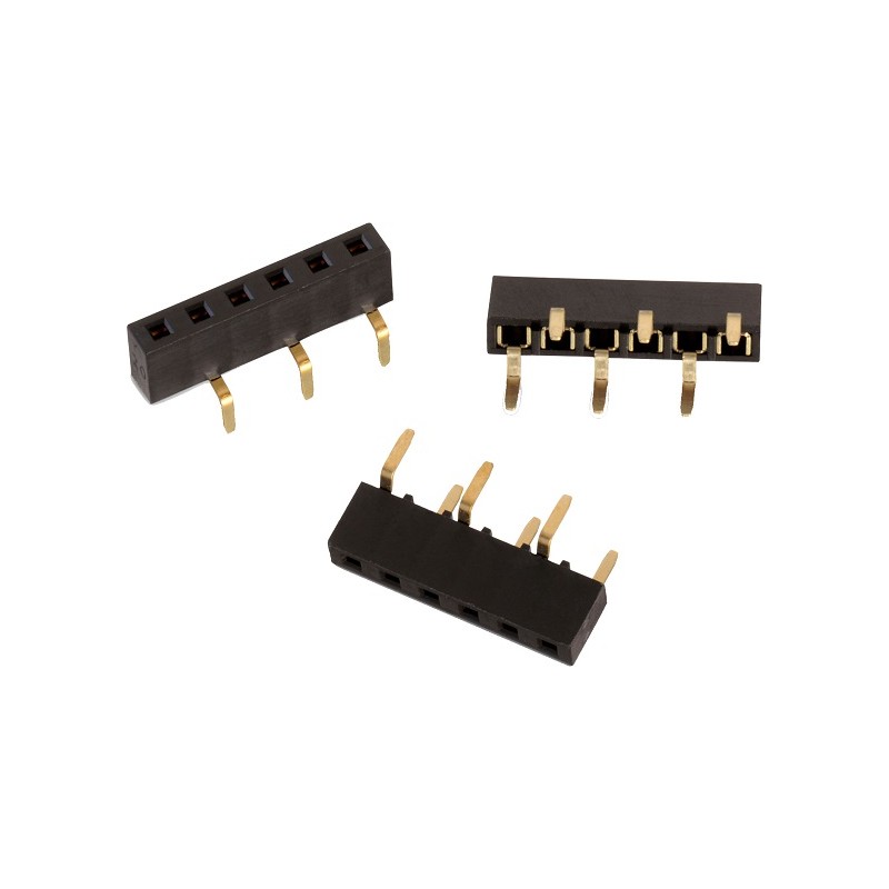 20 pcs - 61300515721 Wurth Elektronik WR-PHD Series Bottom Entry PCB Socket, 5-Contact, 1-Row, 2.54mm Pitch
