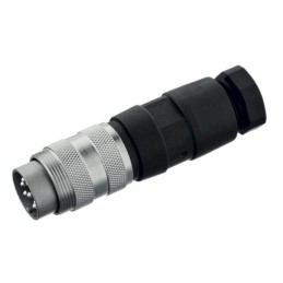 1 pcs - Amphenol Industrial, T 3361 5 Pole M16 Din, DIN EN 61076-2-106, 5A, 300 V IP40, Screw Coupling, Male, Cable Mount