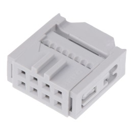 20 pcs - 71600-008LF Amphenol Communications Solutions 8-Way IDC Connector Socket for Cable Mount, 2-Row