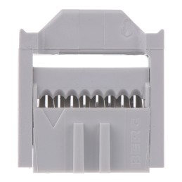 20 pcs - 71600-008LF Amphenol Communications Solutions 8-Way IDC Connector Socket for Cable Mount, 2-Row