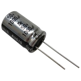 10 pcs - 1JUTSJ221M0 Toshin Kogyo 220μF Electrolytic Capacitor 63V dc, Radial, Through Hole - 1JUTSJ221M0