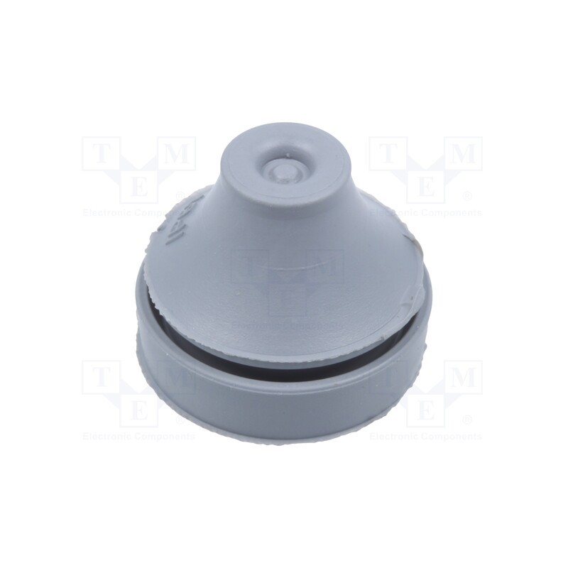 20 pcs : IMT36180 - Grommet, with bulkhead, Ømount.hole: 17mm, EPDM, grey, Size: M16