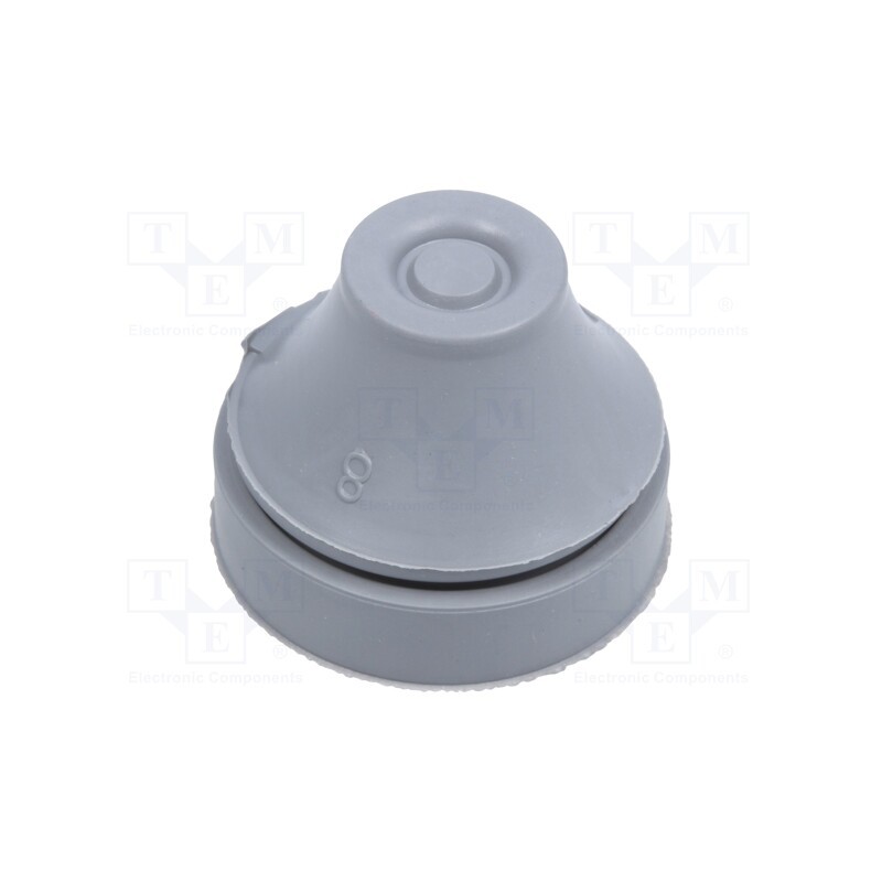 20 pcs : IMT36181 - Grommet, with bulkhead, Ømount.hole: 21mm, EPDM, grey, Size: M20