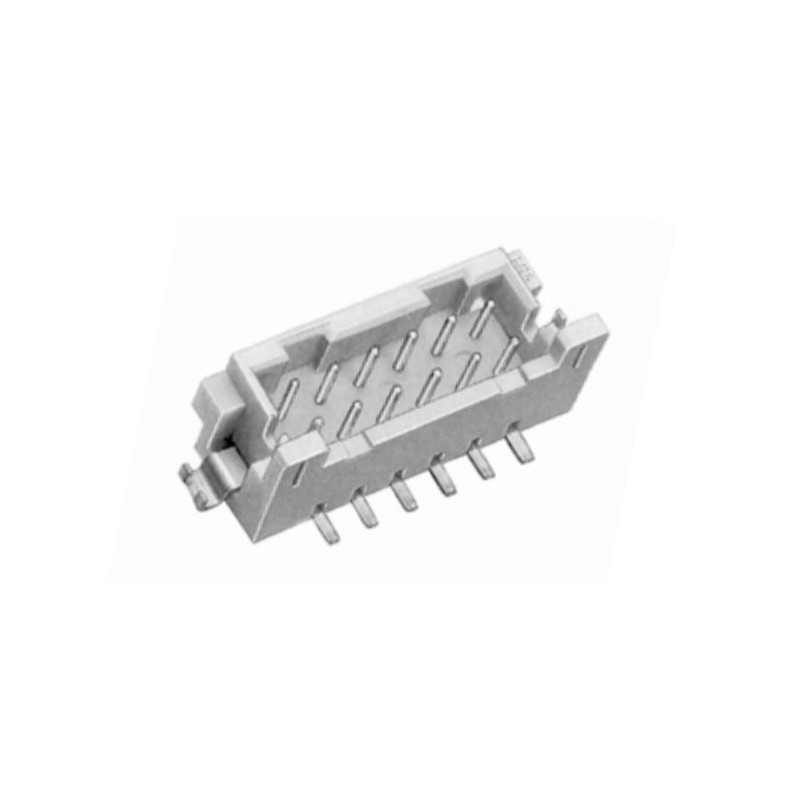 30 pcs - DF11GZ-6DP-2V(20) Hirose DF11 Series Straight Surface Mount PCB Header, 6 Contact(s), 2.0mm Pitch, 2 Row(s), Shrouded