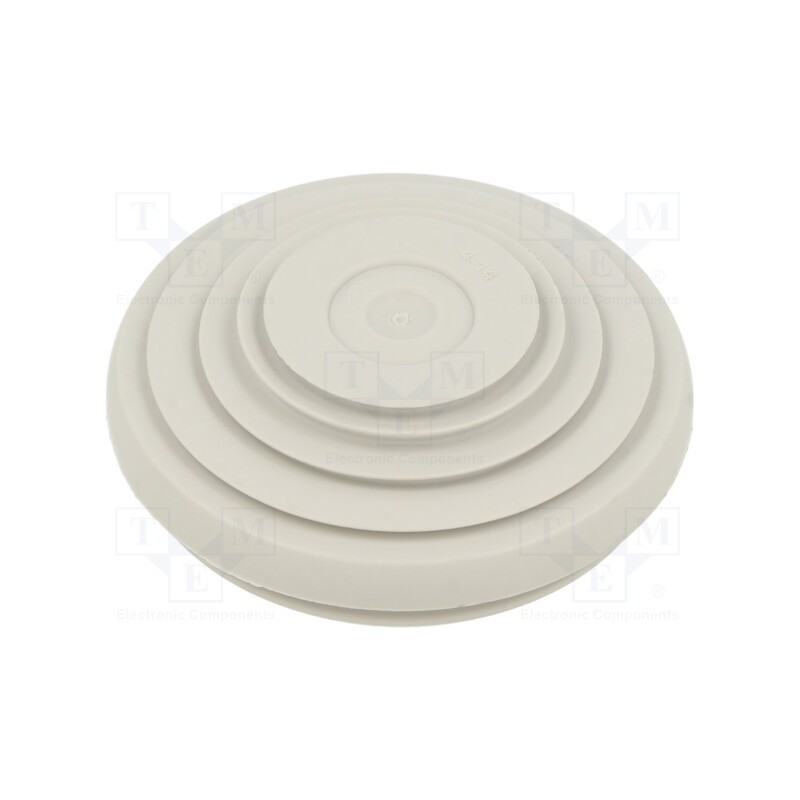 10 pcs : ISM71073 - Grommet, stepped, grey, 4÷32mm