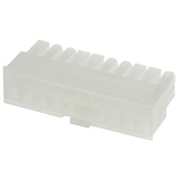 20 pcs - 39-01-2200 Molex, Mini-Fit Jr Female Connector Housing, 4.2mm Pitch, 20 Way, 2 Row