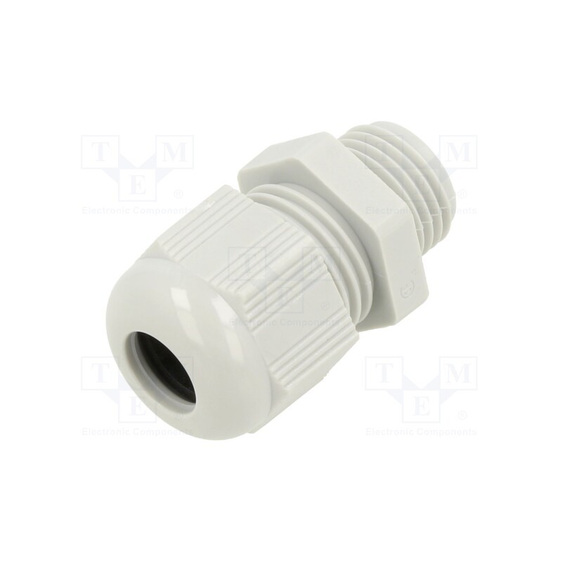 10 pcs : ISM71502 - Cable gland, M16, 1.5, IP68, polyamide, grey