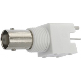 15 pcs - TE Connectivity, jack PCB Mount BNC Connector, 75Ω, Through Hole Termination, Straight Body