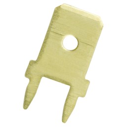 500 pcs - RS PRO Male Spade Connector, PCB Tab