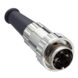 1 pcs - RS PRO 3 Pole Din Plug, 1A, 100 V ac, Bayonet, Male, Cable Mount