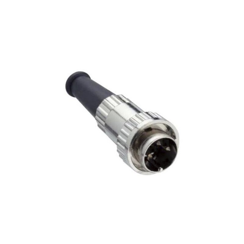 1 pcs - RS PRO 3 Pole Din Plug, 1A, 100 V ac, Bayonet, Male, Cable Mount