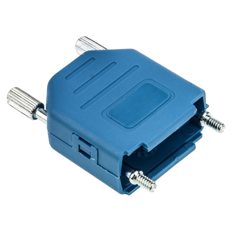 20 pcs - MHDPPK9-B-K MH Connectors MHDPPK-SLIM Series Polyamide D Sub Backshell, 9 Way, Strain Relief