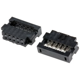 20 pcs - 89361-710LF Amphenol Communications Solutions 10-Way IDC Connector Socket for Cable Mount, 2-Row