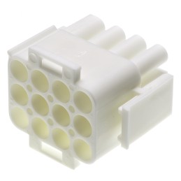 20 pcs - 350735-1 TE Connectivity, Universal MATE-N-LOK Male Connector Housing, 6.35mm Pitch, 12 Way, 3 Row