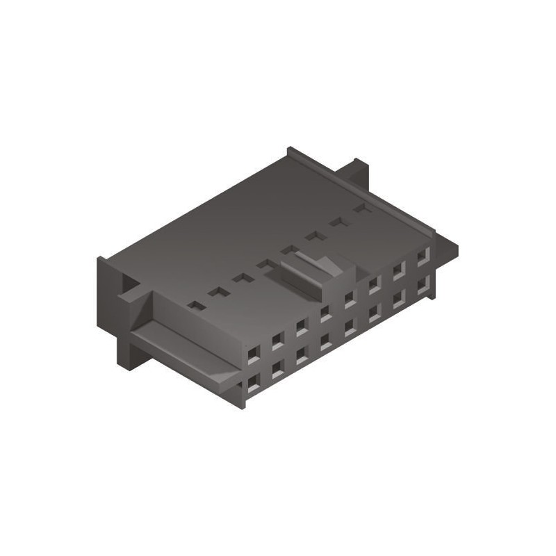 20 pcs - 90160-0110 Molex, C-Grid III Female Connector Housing, 2.54mm Pitch, 10 Way, 2 Row