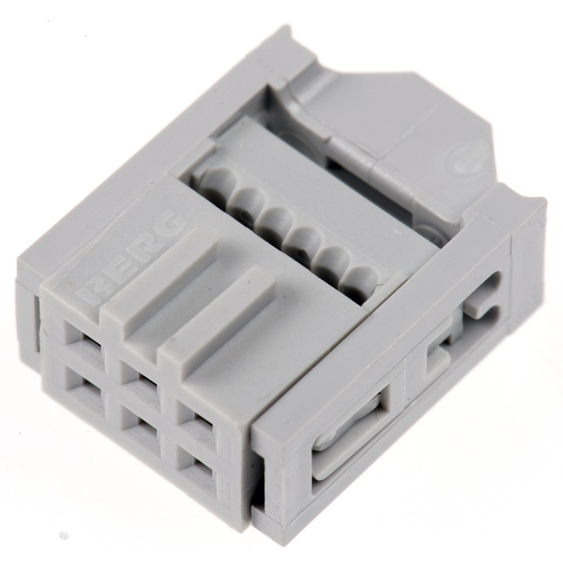 20 pcs - 71600-006LF Amphenol Communications Solutions 6-Way IDC Connector Socket for Cable Mount, 2-Row