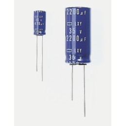 20 pcs - ELXY630ELL221MK20S Nippon Chemi-Con 220μF Electrolytic Capacitor 63V dc, Through Hole - ELXY630ELL221MK20S