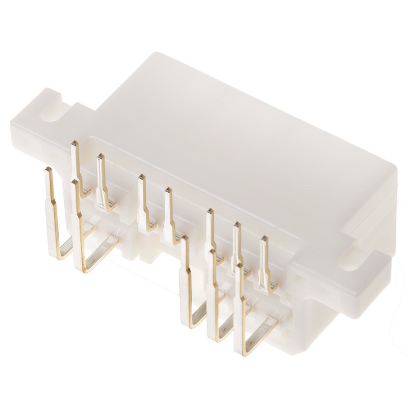 10 pcs - 173858-1 TE Connectivity, MULTILOCK 070 Female Connector Housing, 3.5mm Pitch, 12 Way, 2 Row Right Angle