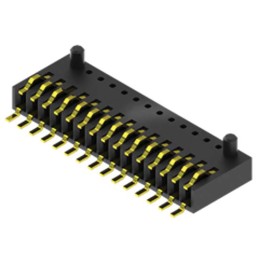 1 pcs - Samtec SEI Series Straight Surface Mount PCB Socket, 20-Contact, 1-Row, 1mm Pitch, Screw Termination