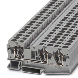 10 pcs - 3036466 Phoenix Contact ST 6-TWIN Series Grey Feed Through Terminal Block