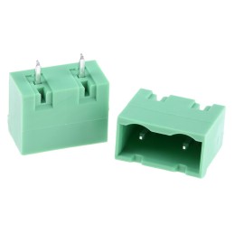 20 pcs - 1766770 Phoenix Contact 7.62mm Pitch 2 Way Pluggable Terminal Block, Header, Through Hole, Solder Termination