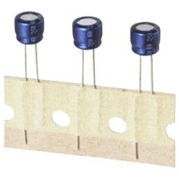 50 pcs - ECA2AAM101X Panasonic 100μF Electrolytic Capacitor 100V dc, Through Hole - ECA2AAM101X