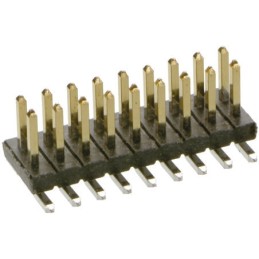 10 pcs - M50-3601042 HARWIN Archer M50 Series Straight Surface Mount Pin Header, 20 Contact(s), 1.27mm Pitch, 2 Row(s), Unshroud