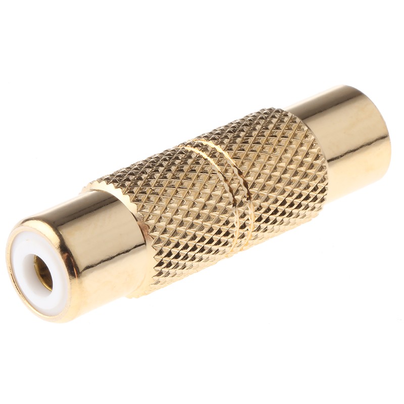 10 pcs - RS PRO AV Adapter, Female RCA to Female RCA