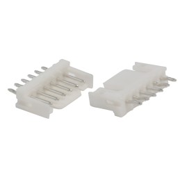 50 pcs - 292161-6 TE Connectivity AMP CT Series Straight Through Hole PCB Header, 6 Contact(s), 2.0mm Pitch, 1 Row(s), Shrouded