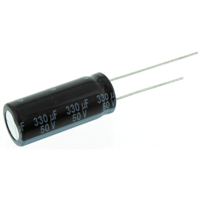 20 pcs - EEUFR1H331L Panasonic 330μF Aluminium Electrolytic Capacitor 50V dc, Radial, Through Hole - EEUFR1H331L